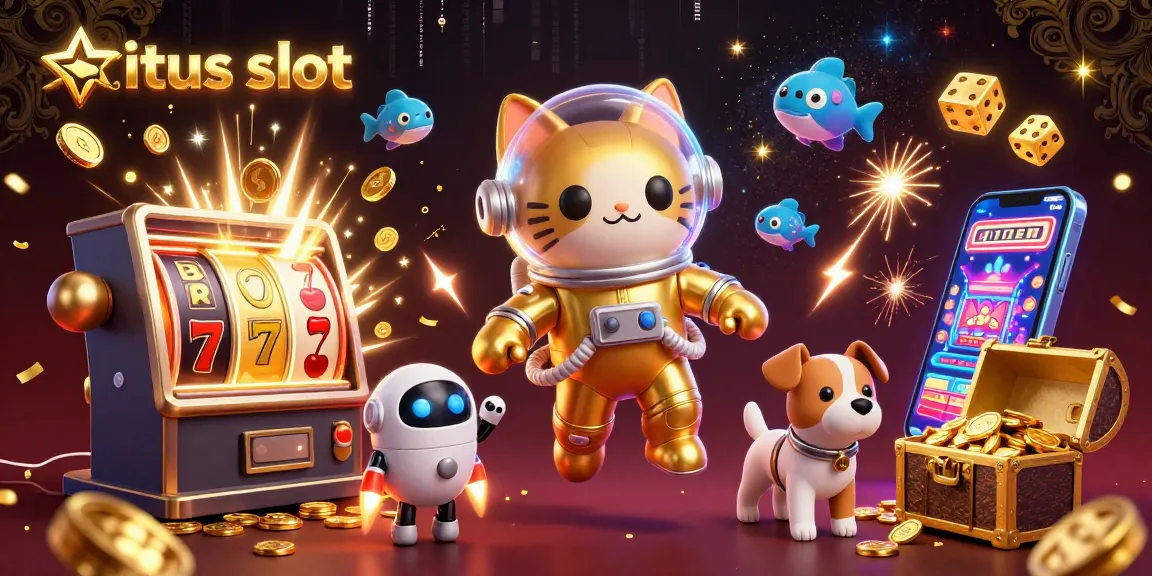 Engage with situs slot's vibrant 3D illustration showcasing explosive jackpots and dynamic gaming action.