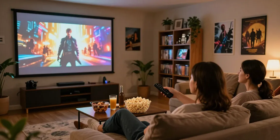 Enjoying movie night at home with movie4u latest releases.