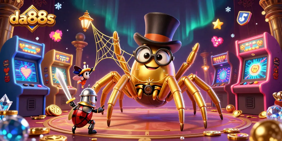 Experience thrilling gameplay at da88s with our colorful casino-themed scene featuring engaging elements.