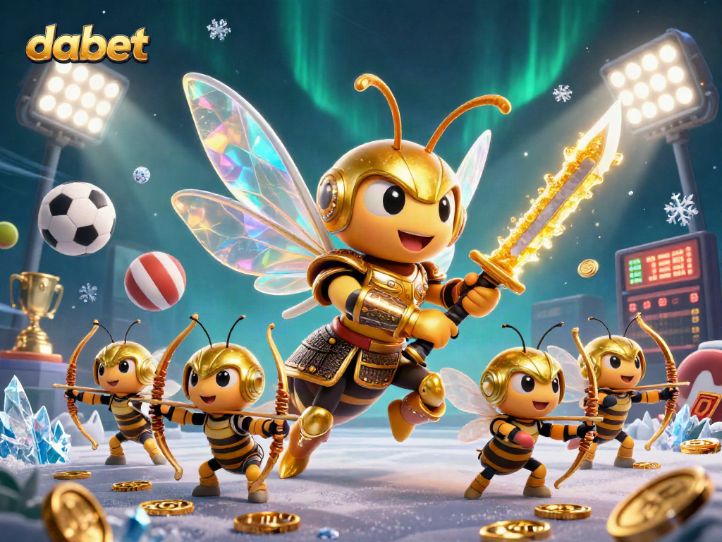 Experience dynamic gameplay with dabet's vibrant casino scene featuring samurai hornets and sports elements.