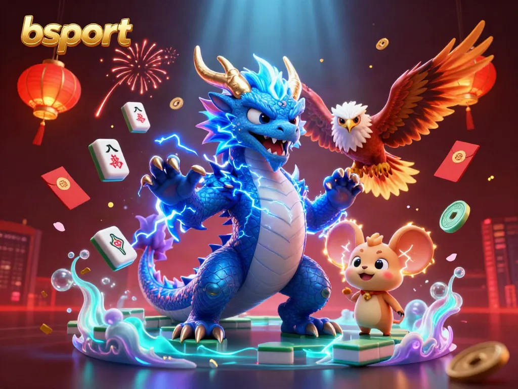 Experience thrilling gaming with bsport at a vibrant online casino featuring magical creatures.
