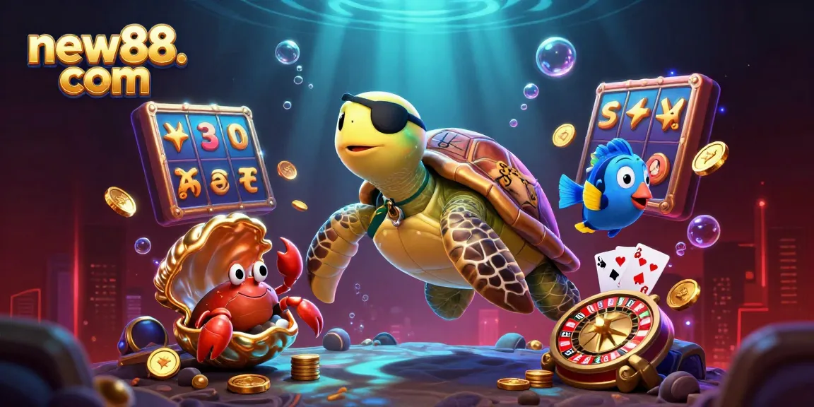 Engage with thrilling gameplay at new88. com while enjoying underwater adventures and exciting casino elements.