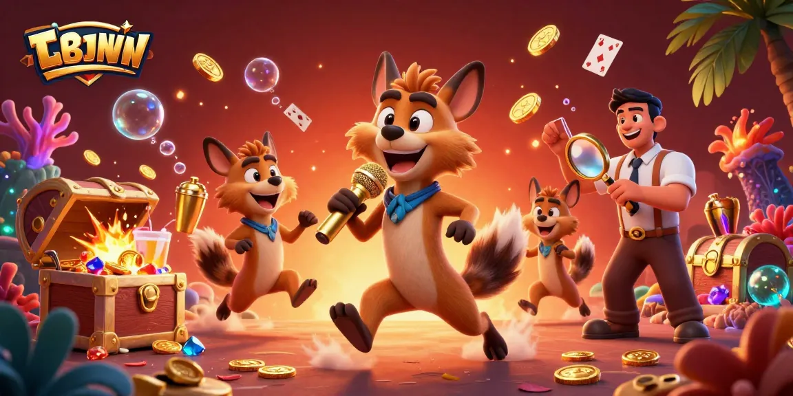 Chockersshoes brings a lively casino atmosphere with hyenas performing comedy, mixing drinks, and checking IDs.