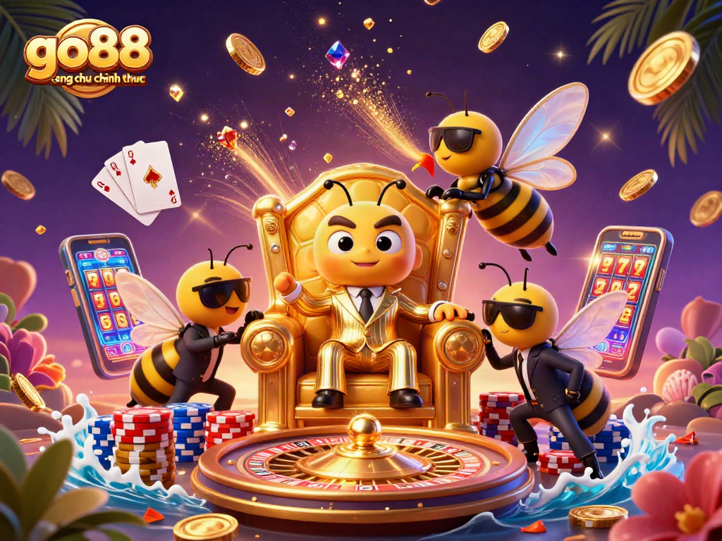 Win big with go88 trang chu chinh thuc in a vibrant casino scene filled with excitement and rewards.