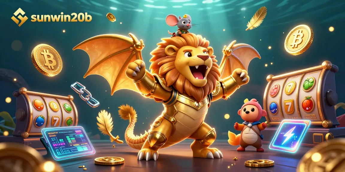 Experience the thrilling adventures on sunwin20b, featuring golden dragons and crypto coins in action.