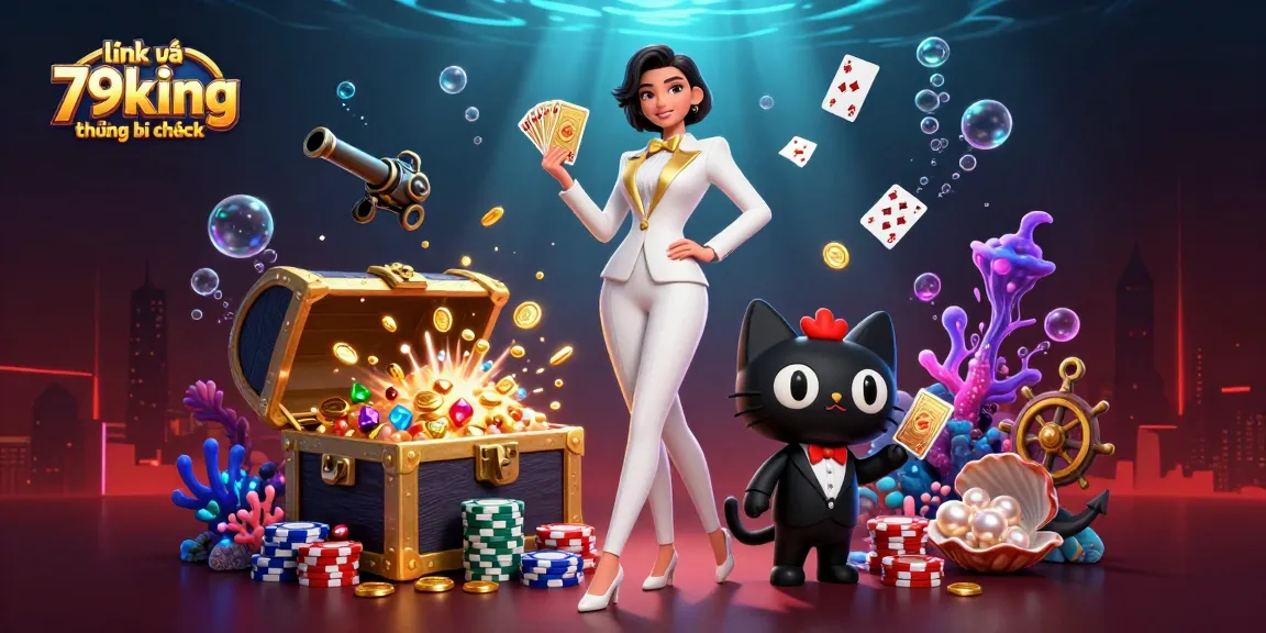 Experience winning action at link vào 79king không bị chặn with glamorous characters in a lively casino scene.