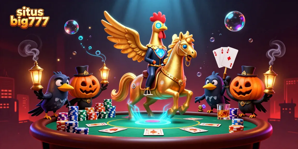 Engage in fun gameplay at situs big777, featuring vibrant casino elements and unique characters.
