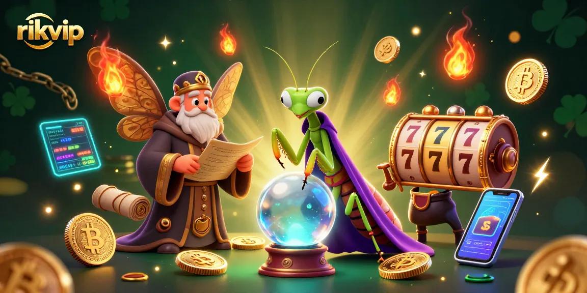 Experience the thrilling atmosphere of rikvip with a vibrant 3D casino scene featuring engaging characters and dynamic gaming elements.