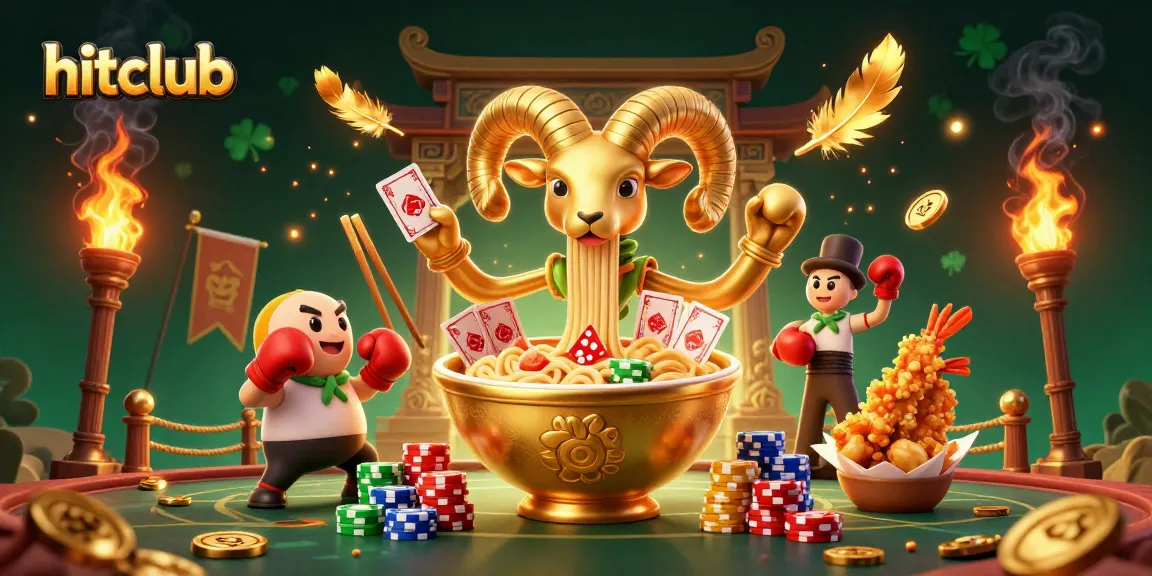 Hitclub showcases a thrilling casino atmosphere with dynamic gaming elements and vibrant characters.