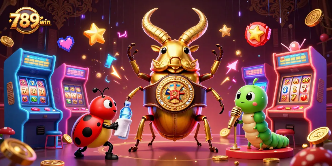 Engage with 789win's exciting gaming atmosphere featuring vibrant characters and casino elements.
