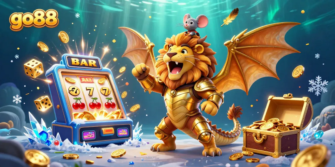 Join go88's thrilling adventure as the chimera and mouse jockey triumph over a massive jackpot explosion.