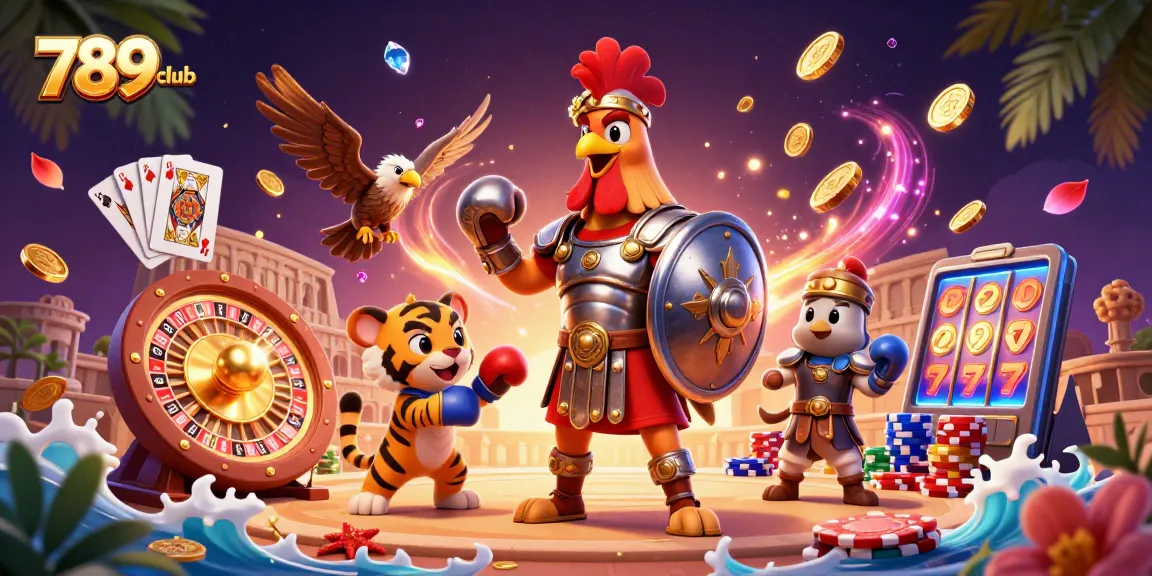 Engage with thrilling games on 789club, featuring dynamic 3D visuals and exciting gambling elements.
