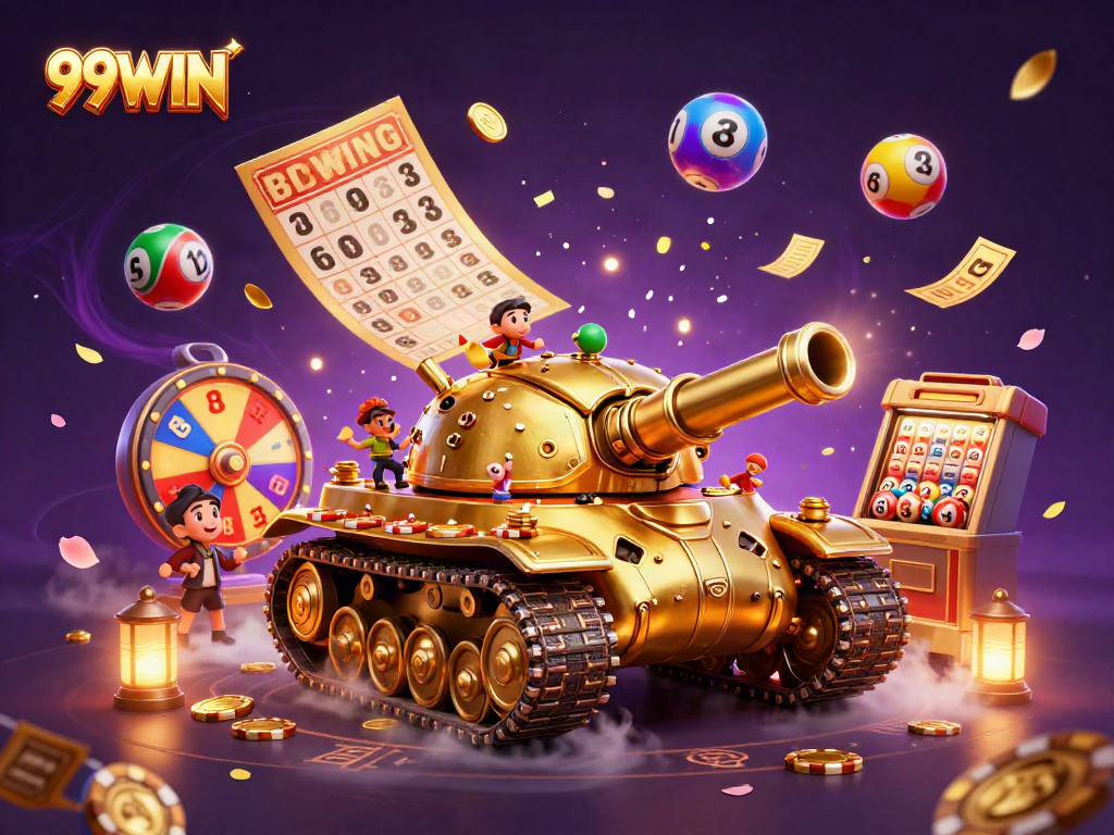 99WIN offers excitement with a 3D casino beetle tank showcasing games and prizes.