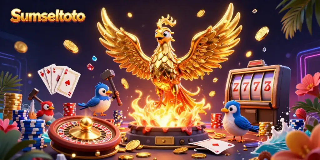Experience the thrill of wins with sumseltoto's vibrant casino scene featuring golden phoenix and dynamic payouts.