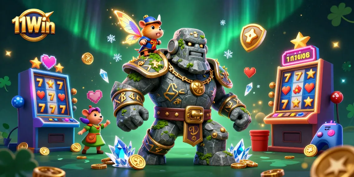 Engage in thrilling gameplay at 11Win with colorful slot machines and enchanting characters.
