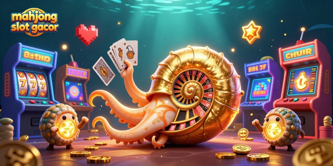 Experience mahjong slot gacor with vibrant 3D characters and dynamic game elements in this captivating illustration.