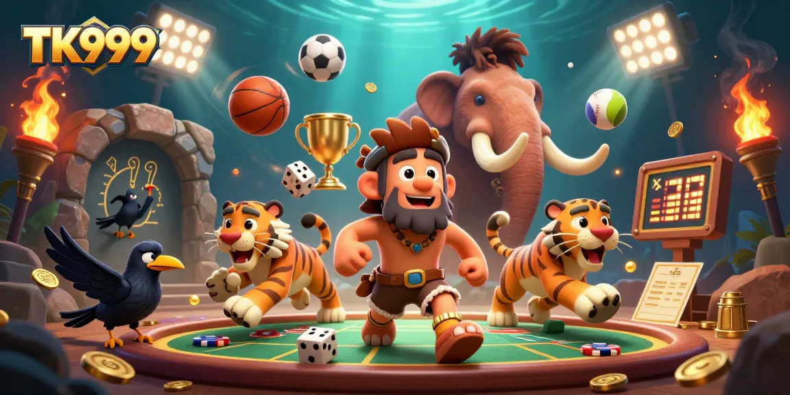 Engage with TK999 for thrilling prehistoric casino adventures with unique gaming elements.
