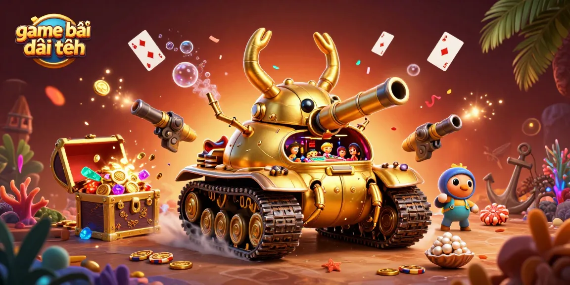 Play exciting game bài đổi thưởng in this vibrant casino scene with colorful elements.