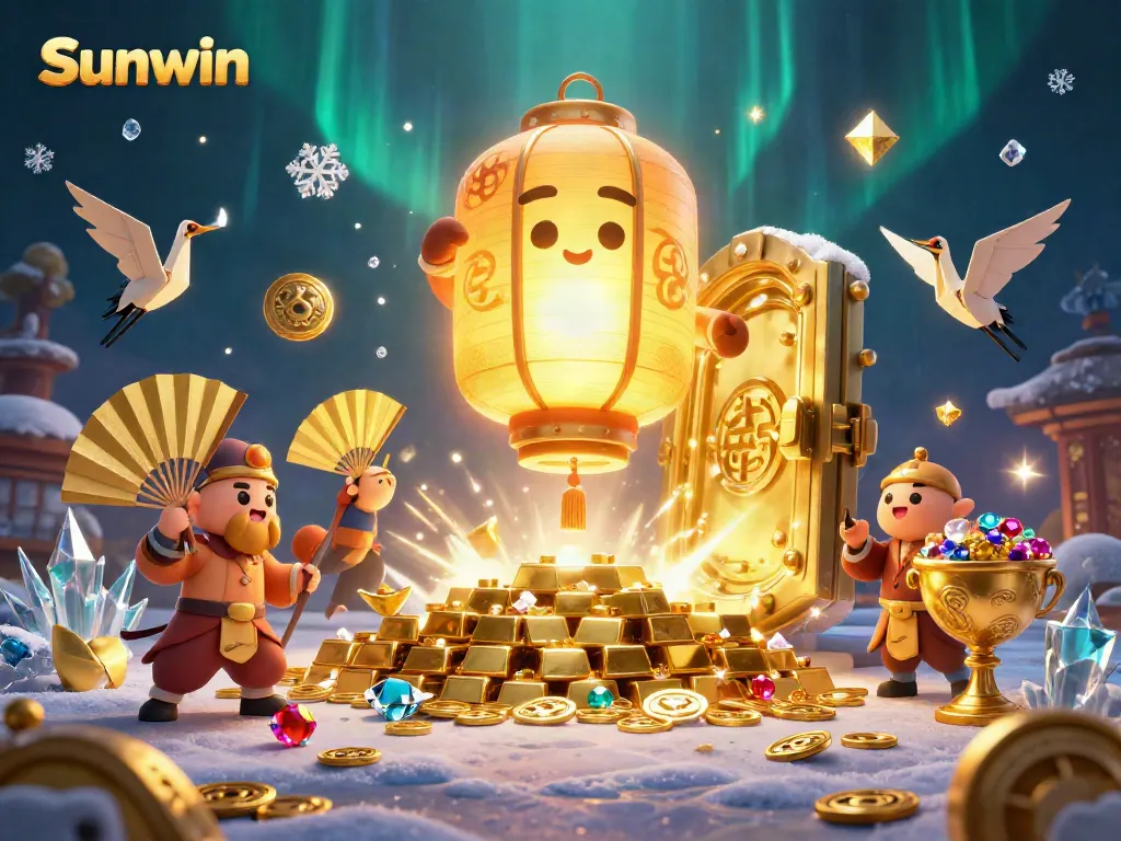 Experience the thrill of Sunwin gaming with vibrant casino elements and captivating visual details.