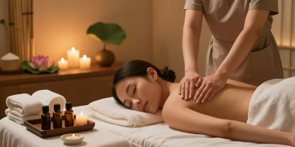 Nuru massage NYC experience in a luxurious spa setting, providing relaxation and rejuvenation through premium massage therapy.